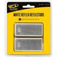 White Reflectors (2Pk) Qabp7030W Alliance Truck Parts 