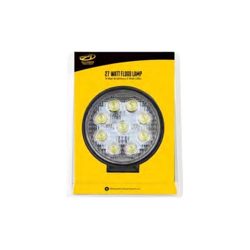 18W Round Flood Beam Qabp11618Fbm Alliance Truck Parts 