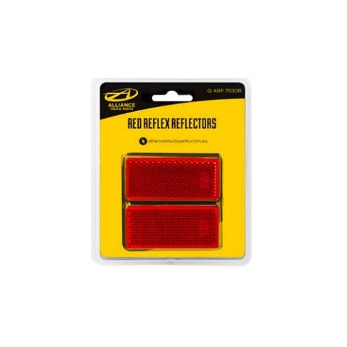 Red Reflectors (2Pk) Qabp7030R Alliance Truck Parts 