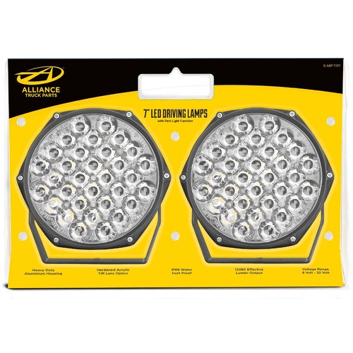7" Led Driving Lamps QABPTIR7 Alliance Truck Parts 